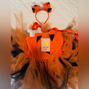Orange and Black Halloween Costume